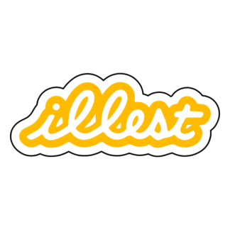 Illest Sticker (Yellow)